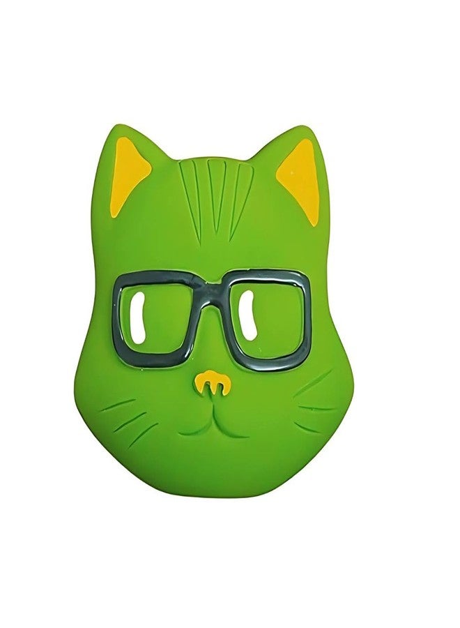 PET FUN لعبة مضغ من اللاتكس من بيت فن، مستر كات، للقطط والكلاب الصغيرة | لعبة حيوانات ناعمة وآمنة تصدر صوتاً عند الضغط عليها، مناسبة للعب والتدريب، لعبة لاتكس غير سامة للاستخدام الخارجي - Image 1